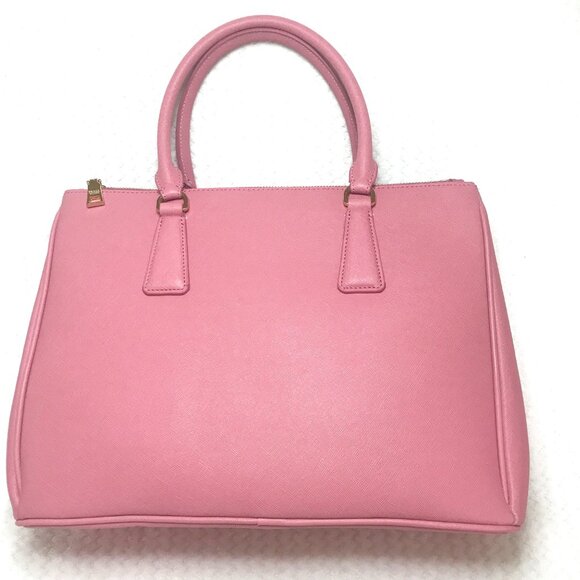 Beautiful 2Way Saffiano Leather Shoulder Hand bag Pink - Picture 6 of 13